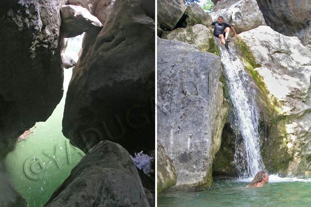 canyoning à Chamaloc : canyon de la Comane