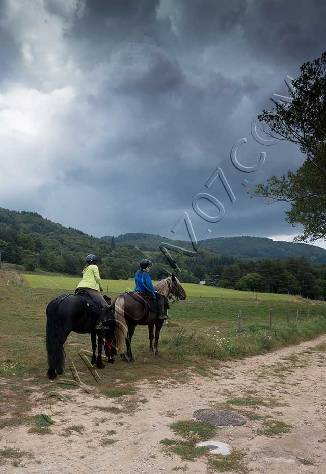 randonnée equestre en ardèche : randonnee equestre chateauneuf de vernoux