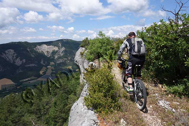 vtt en Drôme : 4 descentes à Ponet et St Auban